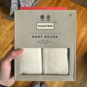 Hunter Women's Cream Boot Socks
